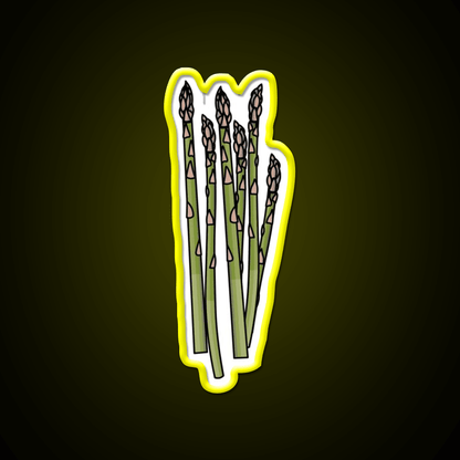 Asparagus Snack Food Led Neon Sign Rgb Color - Shineneon