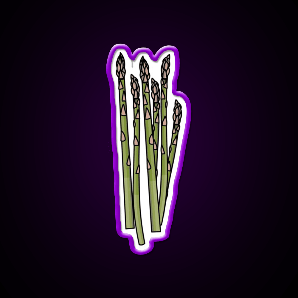 Asparagus Snack Food Led Neon Sign Rgb Color - Shineneon