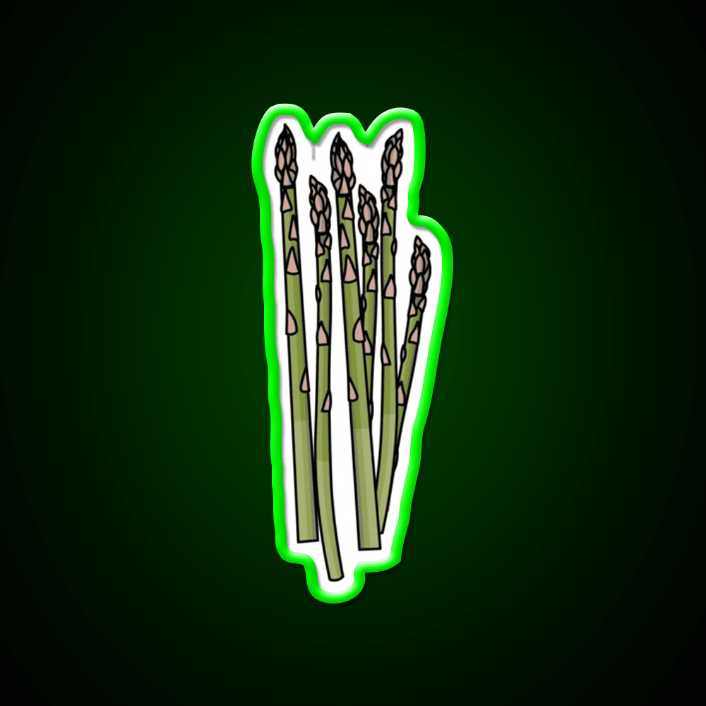 Asparagus Snack Food Led Neon Sign Rgb Color - Shineneon