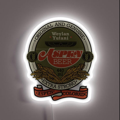 Aspen Beer Weylan Yutani 70s Colours Inspired Rgb Led Neon Sign - Shineneon