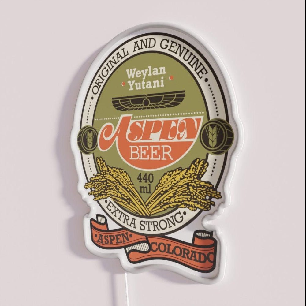 Aspen Beer Weylan Yutani 70s Colours Inspired Rgb Led Neon Sign - Shineneon