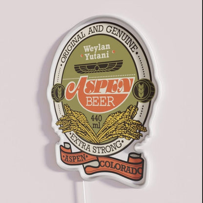 Aspen Beer Weylan Yutani 70s Colours Inspired Rgb Led Neon Sign - Shineneon