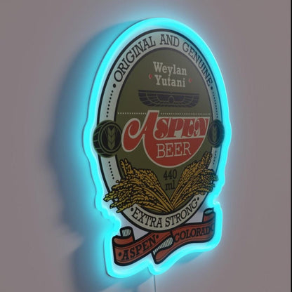 Aspen Beer Weylan Yutani 70s Colours Inspired Rgb Led Neon Sign - Shineneon