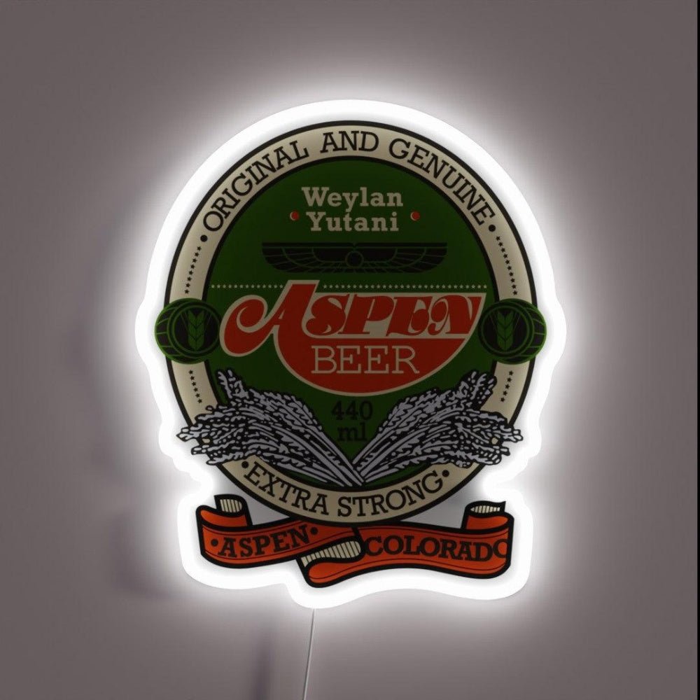 Aspen Beer Weylan Yutani Inspired Rgb Led Neon Sign - Shineneon