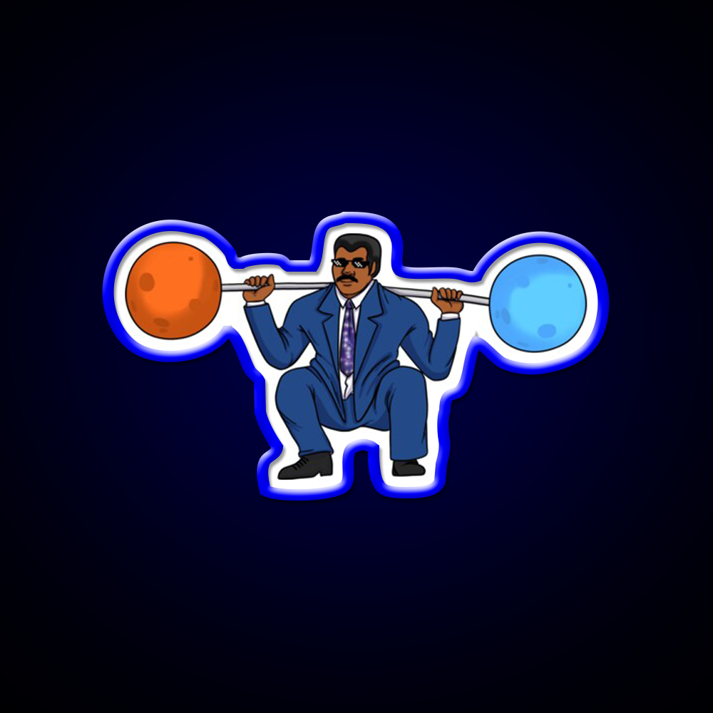 Ass To Degrasse Gym Fitness Led Neon Sign Rgb Color