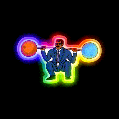 Ass To Degrasse Gym Fitness Led Neon Sign Rgb Color