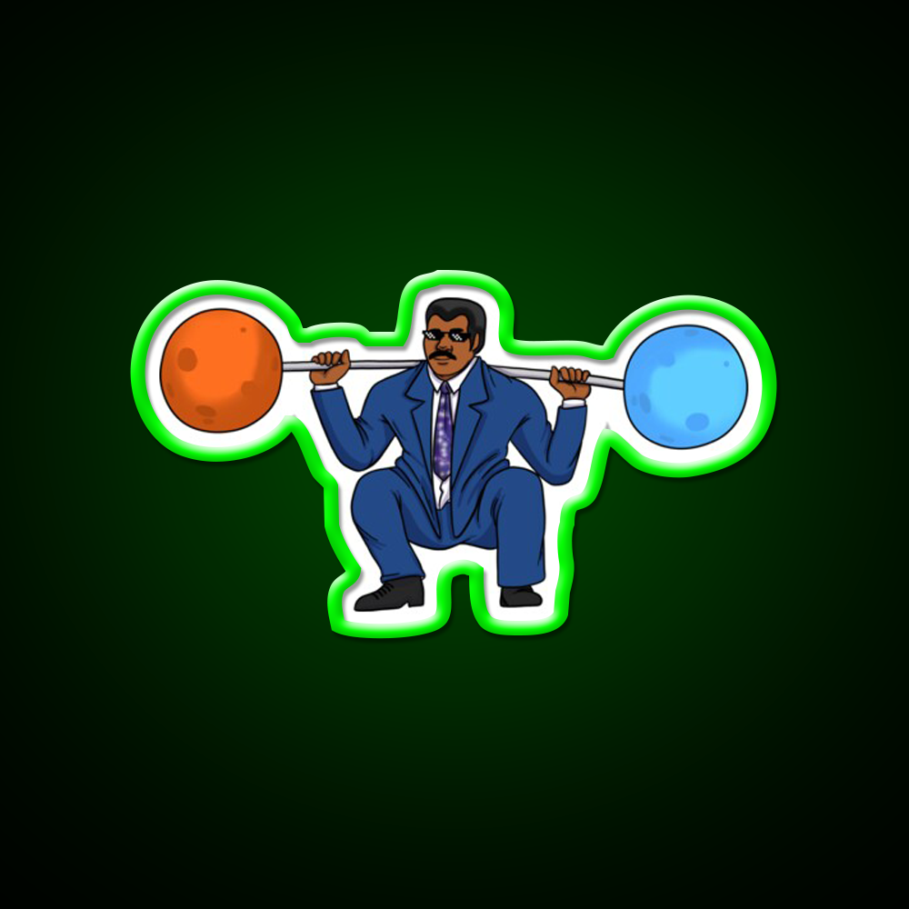 Ass To Degrasse Gym Fitness Led Neon Sign Rgb Color