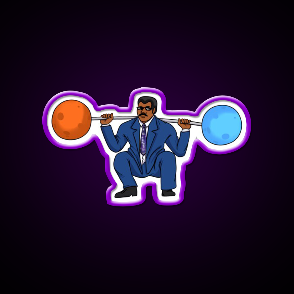 Ass To Degrasse Gym Fitness Led Neon Sign Rgb Color