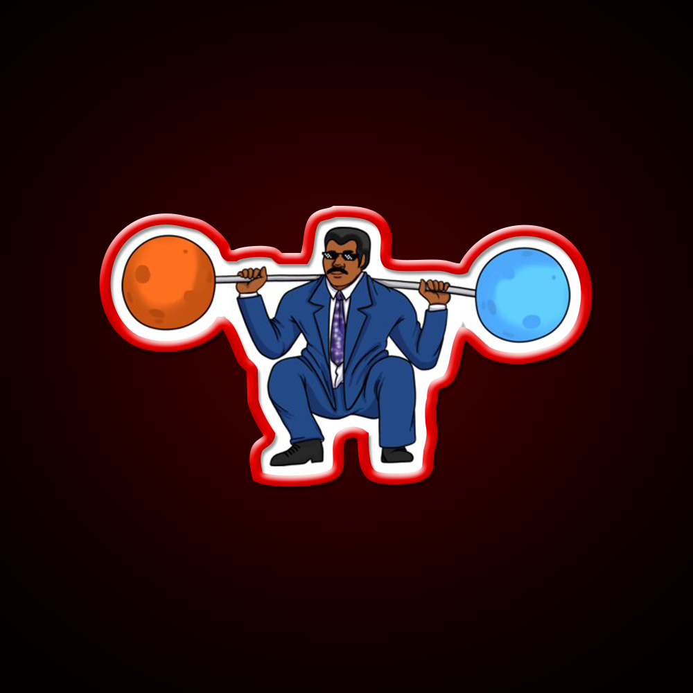 Ass To Degrasse Gym Fitness Led Neon Sign Rgb Color