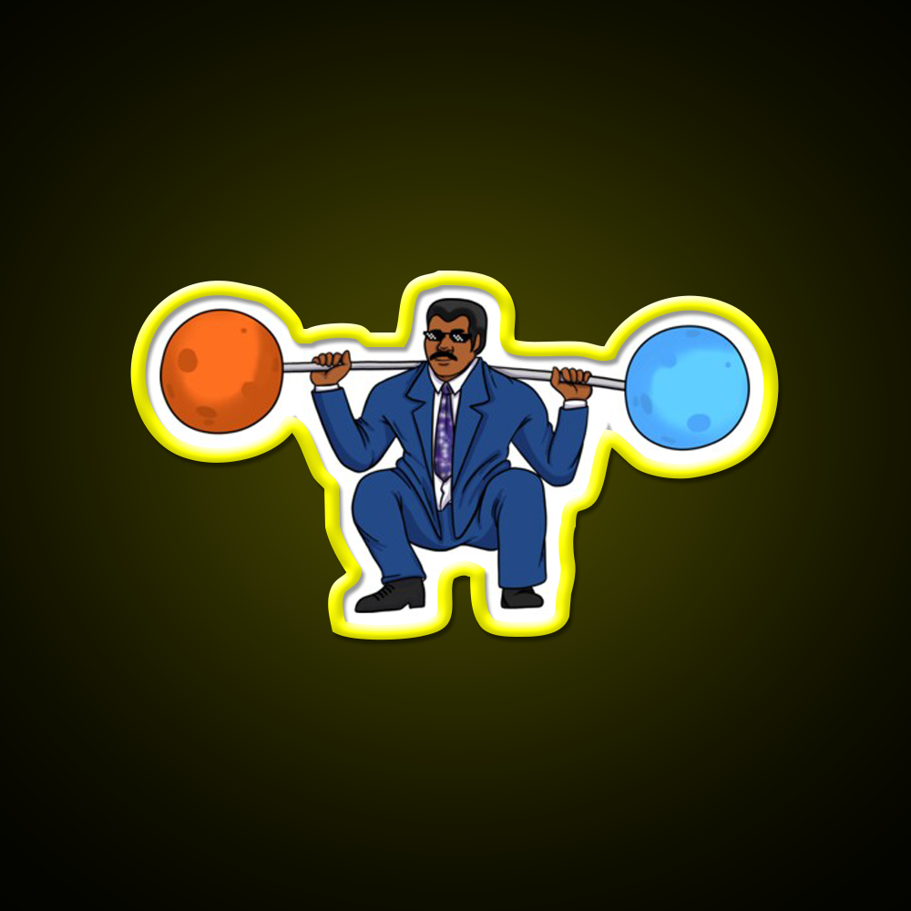 Ass To Degrasse Gym Fitness Led Neon Sign Rgb Color