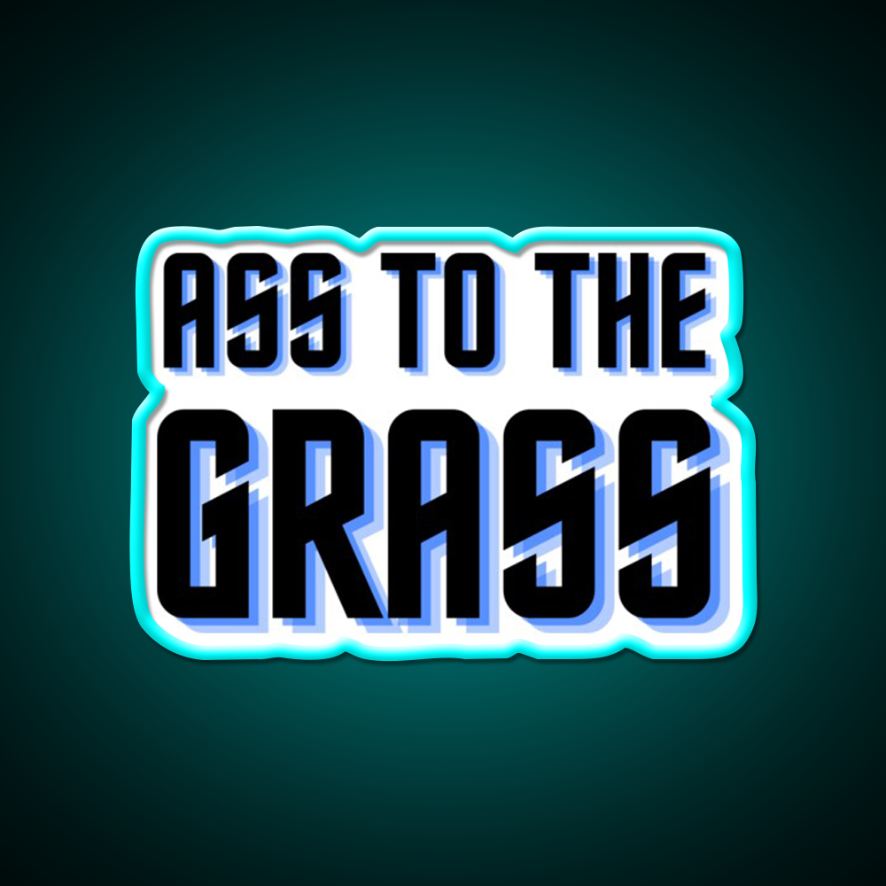 Ass To The Grass Gym Fitness Led Neon Sign Rgb Color
