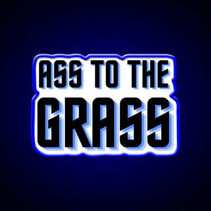 Ass To The Grass Gym Fitness Led Neon Sign Rgb Color