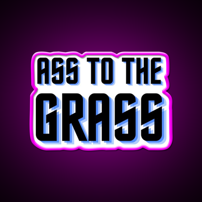 Ass To The Grass Gym Fitness Led Neon Sign Rgb Color