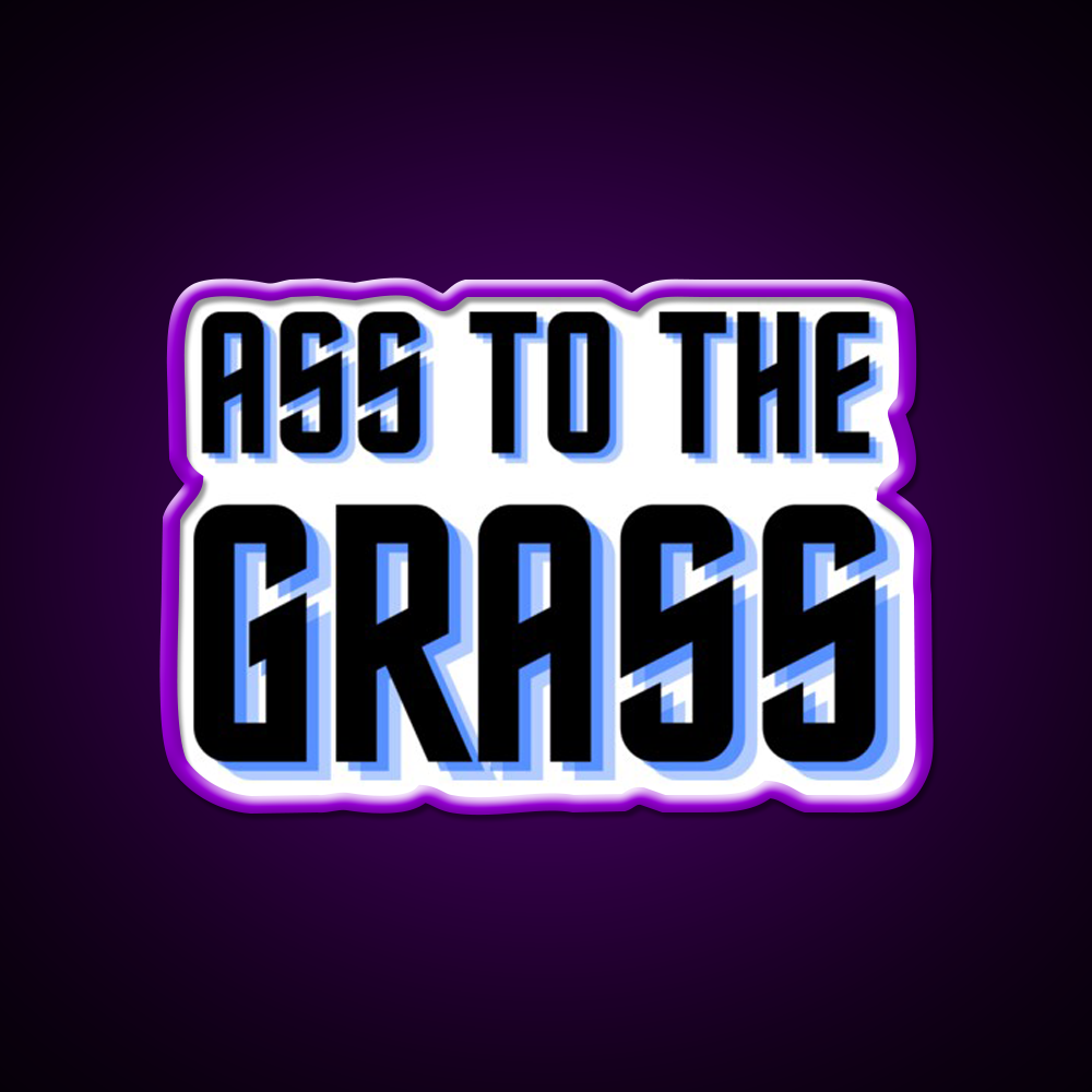 Ass To The Grass Gym Fitness Led Neon Sign Rgb Color