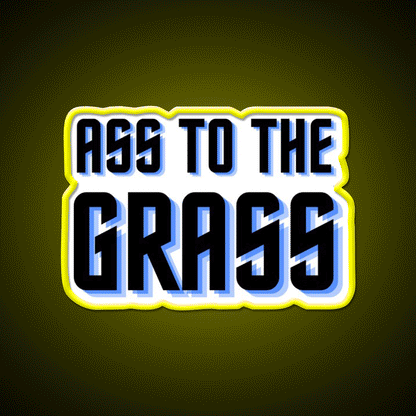 Ass To The Grass Gym Fitness Led Neon Sign Rgb Color