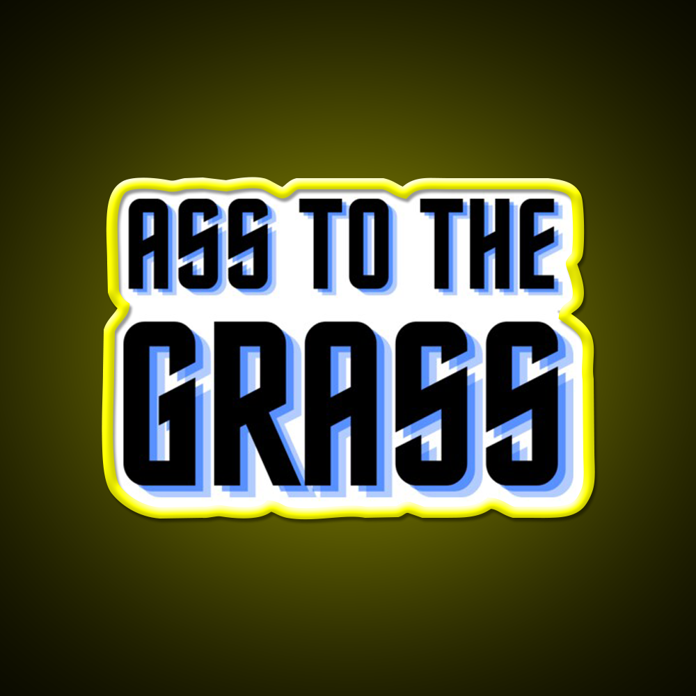 Ass To The Grass Gym Fitness Led Neon Sign Rgb Color