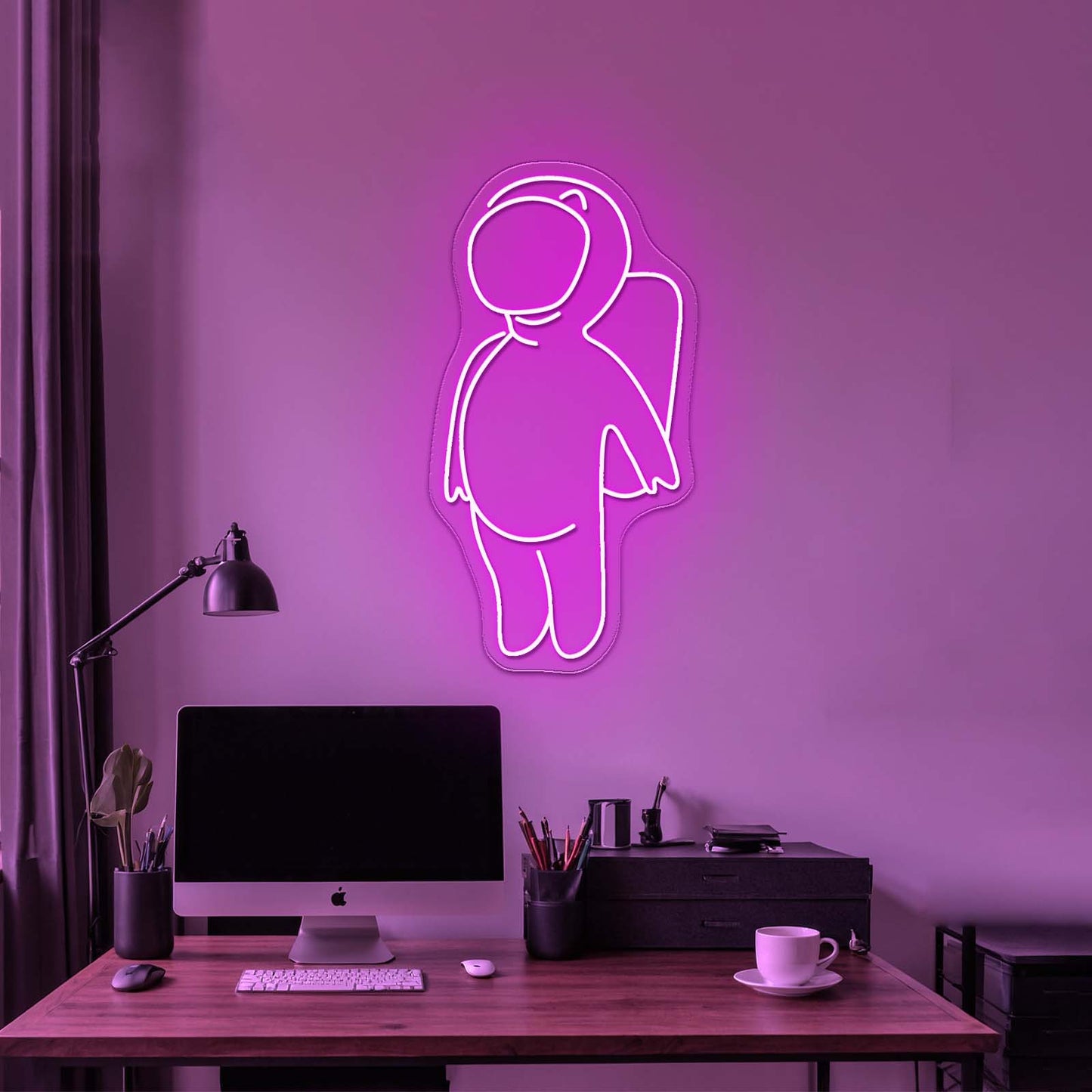 Astro Buddy Kids Led Neon Signs For Bedroom