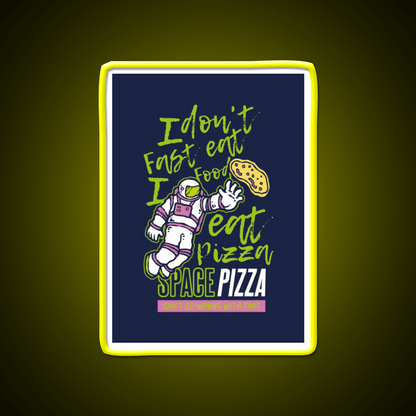 Astro Pizza Fast Food Led Neon Sign For Burger Place Rgb Color - Shineneon