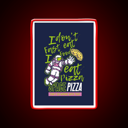 Astro Pizza Fast Food Led Neon Sign For Burger Place Rgb Color - Shineneon