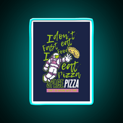 Astro Pizza Fast Food Led Neon Sign For Burger Place Rgb Color - Shineneon