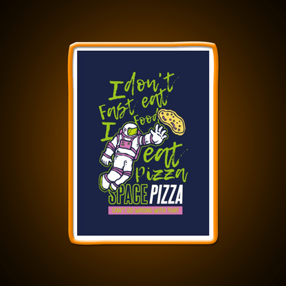 Astro Pizza Fast Food Led Neon Sign For Burger Place Rgb Color - Shineneon