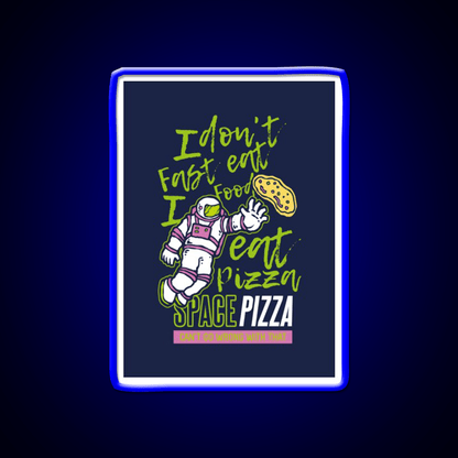 Astro Pizza Fast Food Led Neon Sign For Burger Place Rgb Color - Shineneon