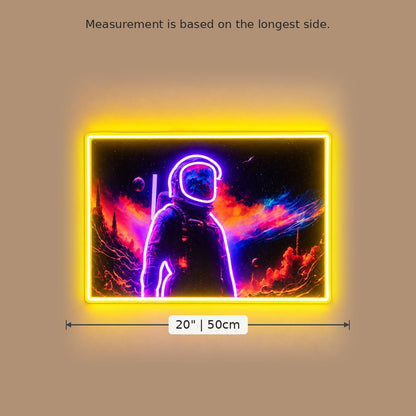 Astronaut Art Frame LED Neon Sign - Shineneon