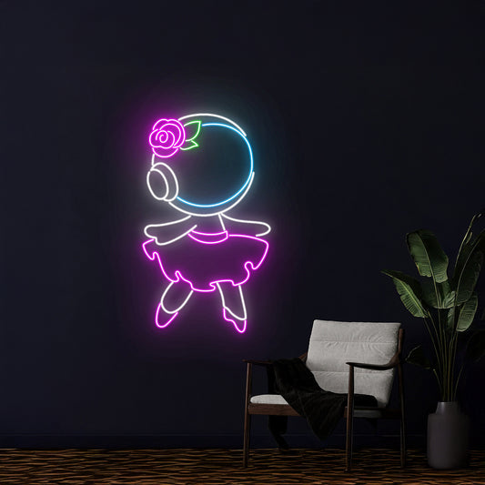 Astronaut Ballet Neon Sign