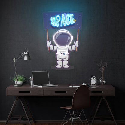 Astronaut Board Acrylic Artwork | Shineneon
