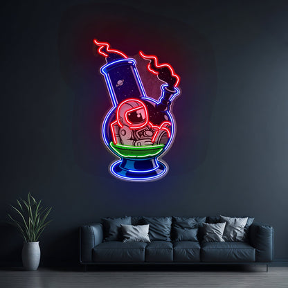 Astronaut Bong Custom Led Signs Artwork For Sale - Shineneon