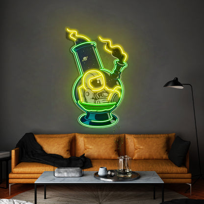 Astronaut Bong Custom Led Signs Artwork For Sale