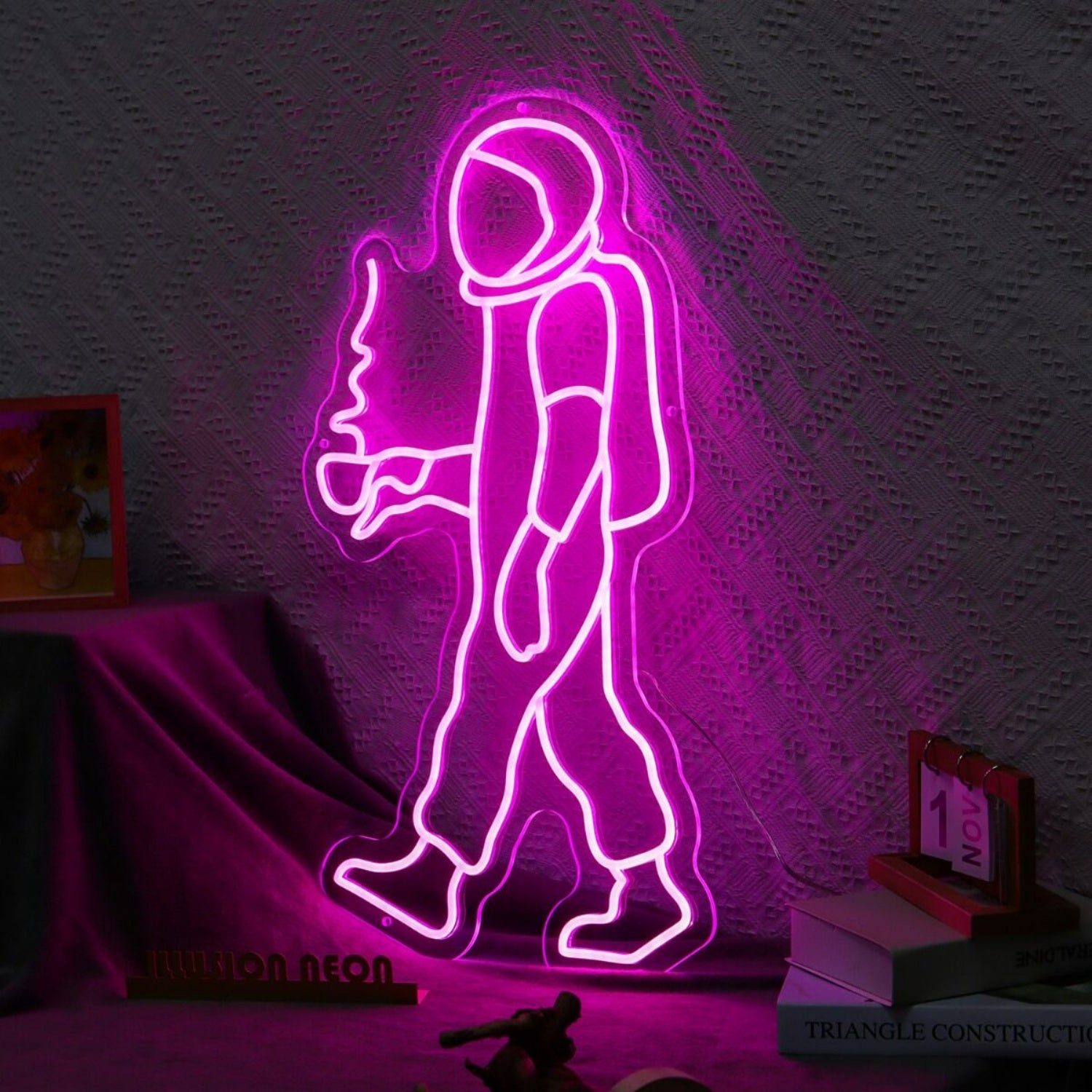 Astronaut Coffee Led Neon Sign For Space And Coffee Lovers | Shineneon