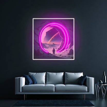 Astronaut Experiencing The Space Led Neon Sign Light Custom Led Signs - Shineneon