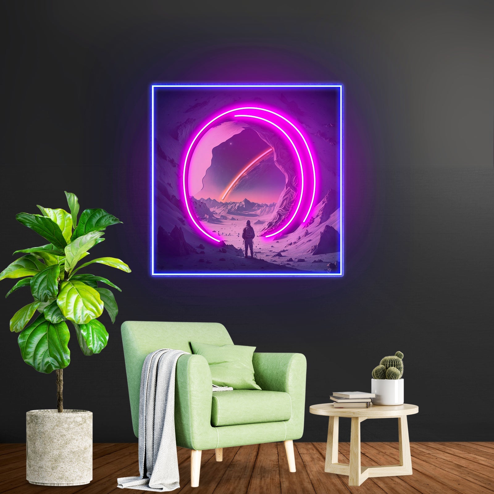 Astronaut Experiencing The Space Led Neon Sign Light Custom Led Signs - Shineneon