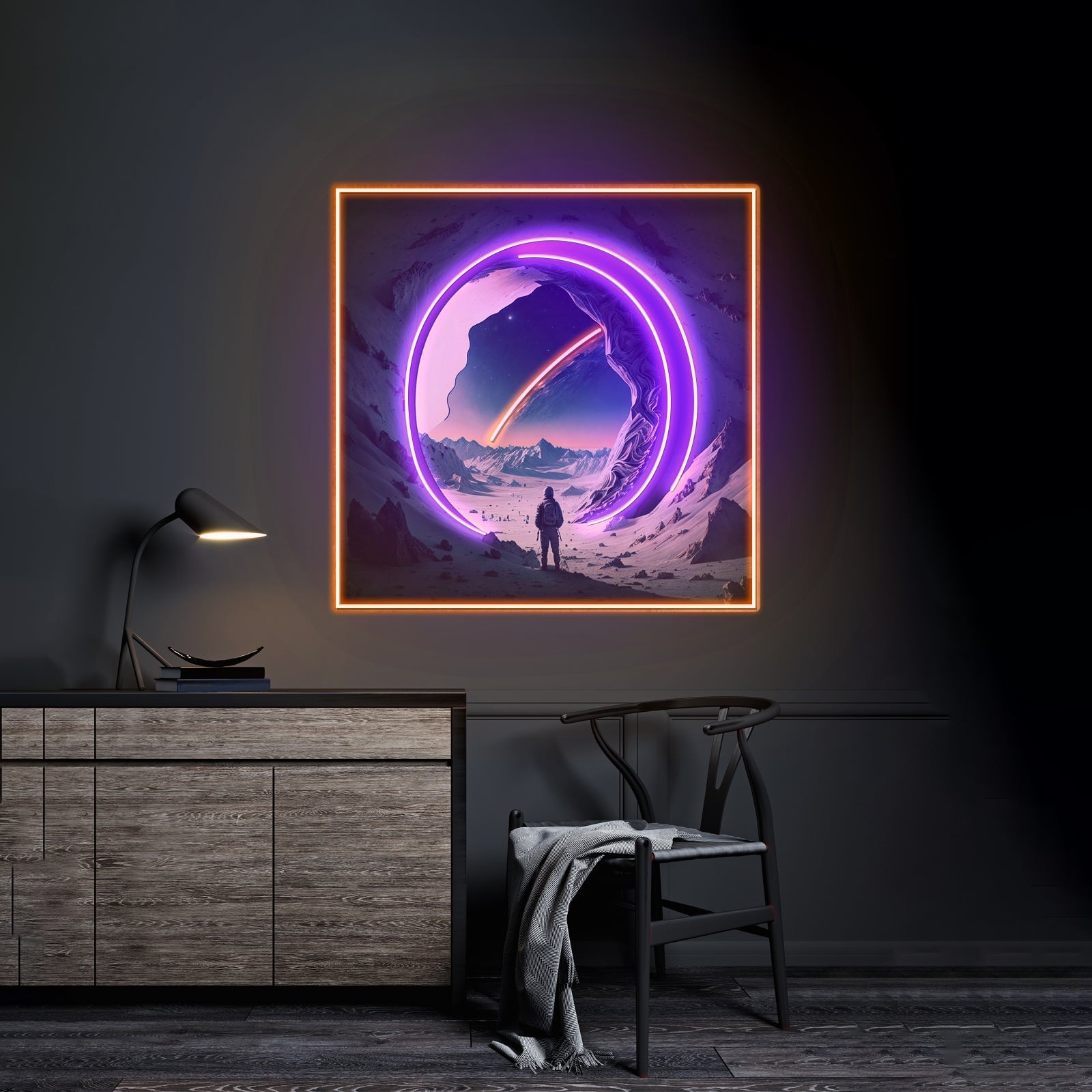 Astronaut Experiencing The Space Led Neon Sign Light Custom Led Signs - Shineneon