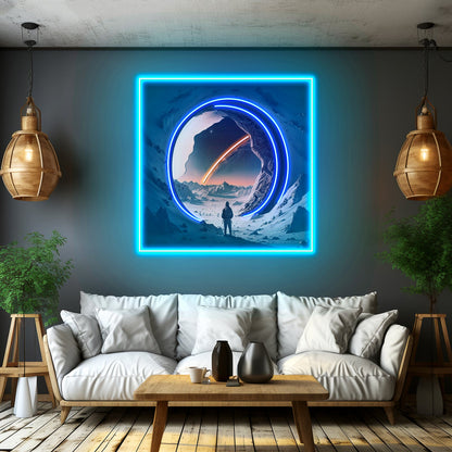 Astronaut Experiencing The Space Led Neon Sign Light Custom Led Signs - Shineneon