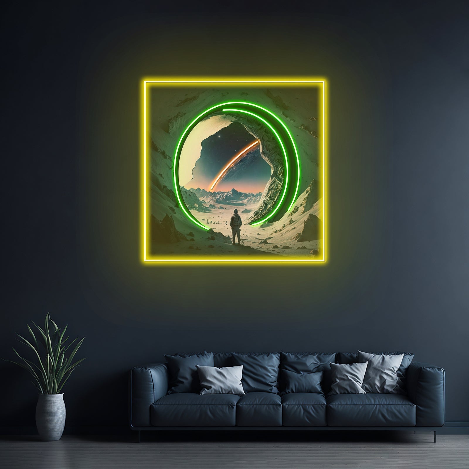 Astronaut Experiencing The Space Led Neon Sign Light Custom Led Signs - Shineneon