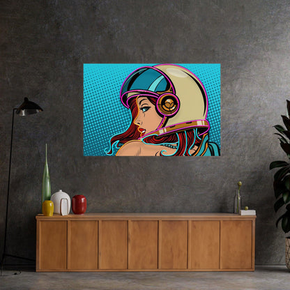 Astronaut Girl Led Neon Acrylic Artwork | Shineneon