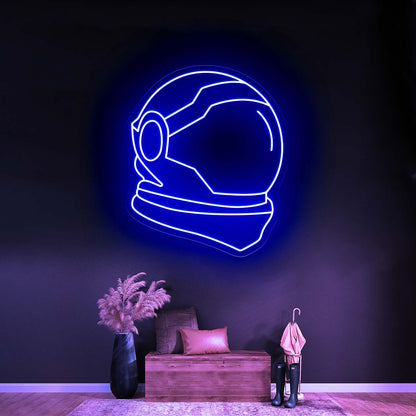 Astronaut Helmet Large Neon Signs