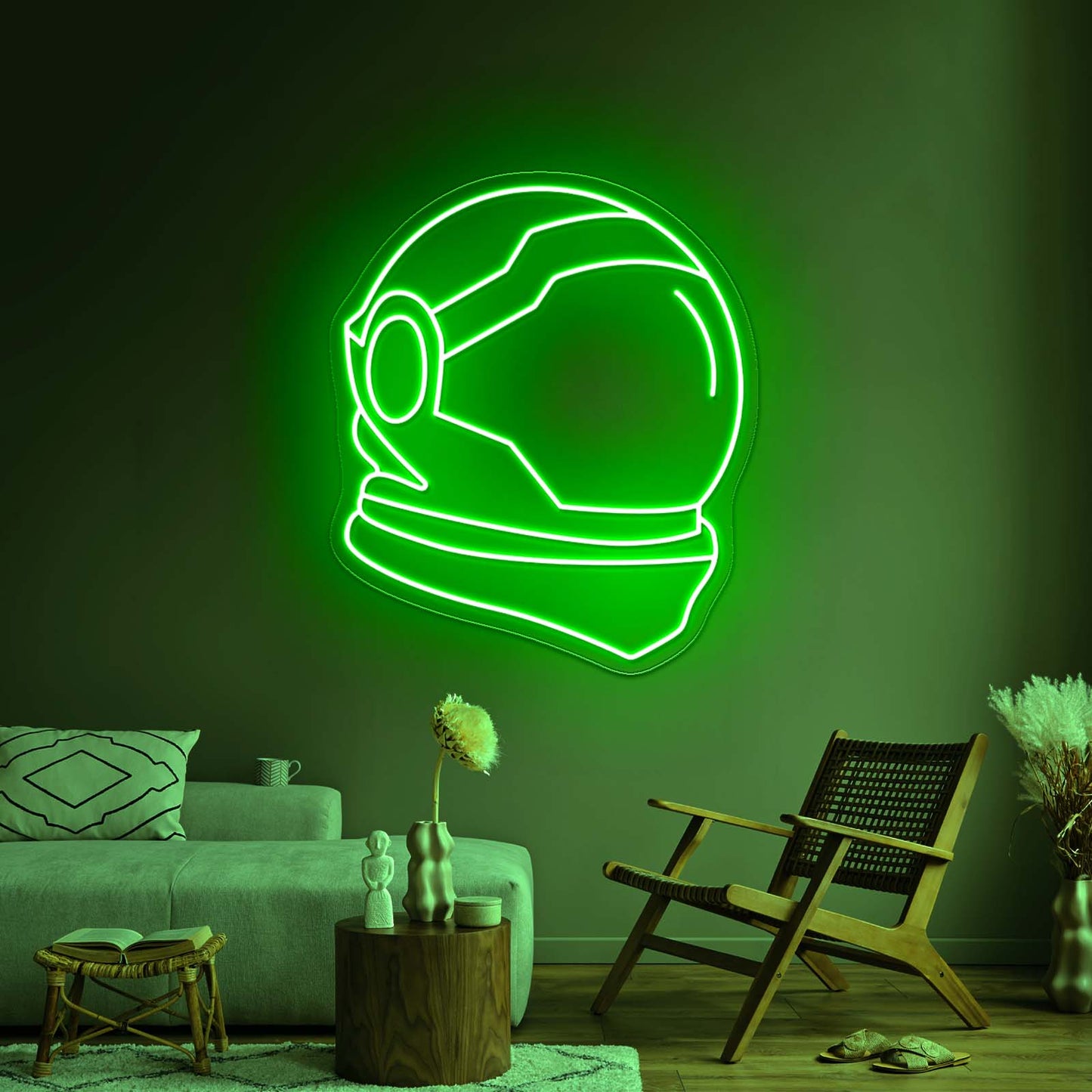 Astronaut Helmet Large Neon Signs