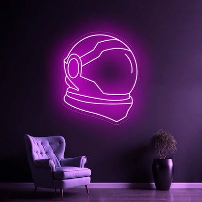 Astronaut Helmet Large Neon Signs