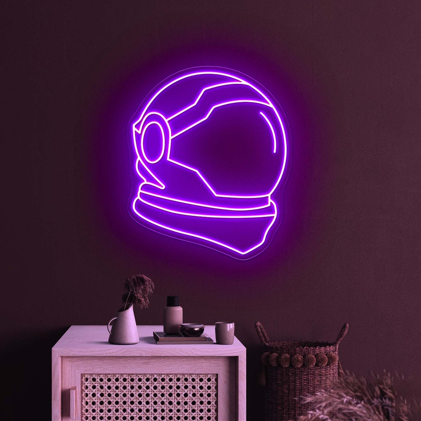 Astronaut Helmet Large Neon Signs