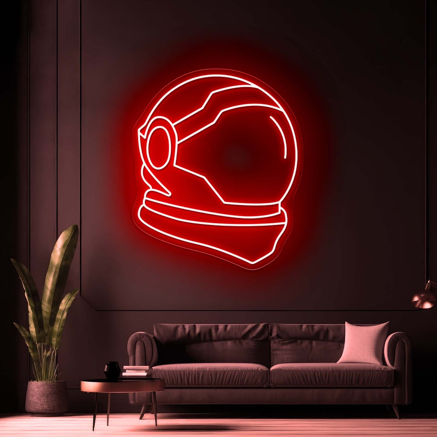 Astronaut Helmet Large Neon Signs