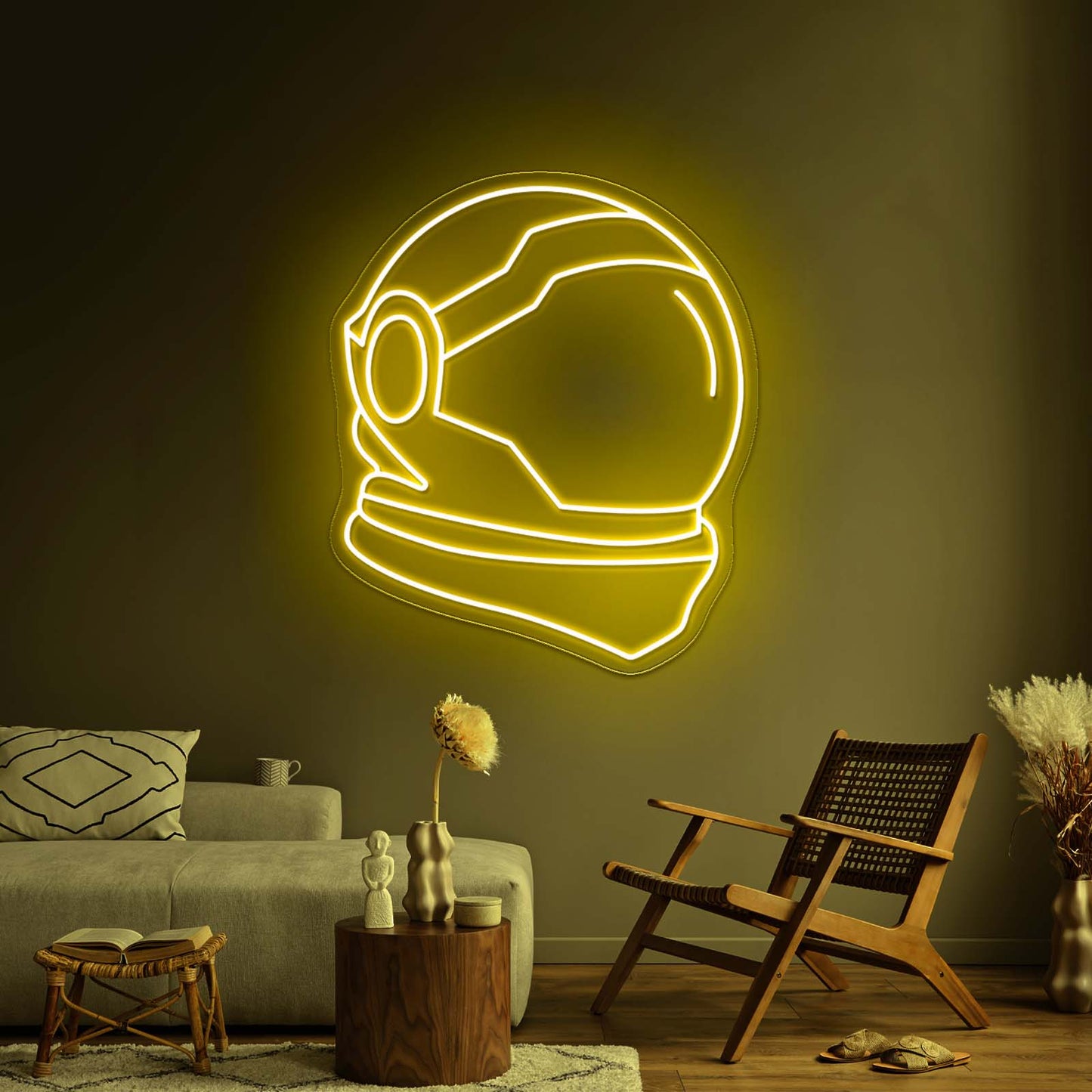 Astronaut Helmet Large Neon Signs