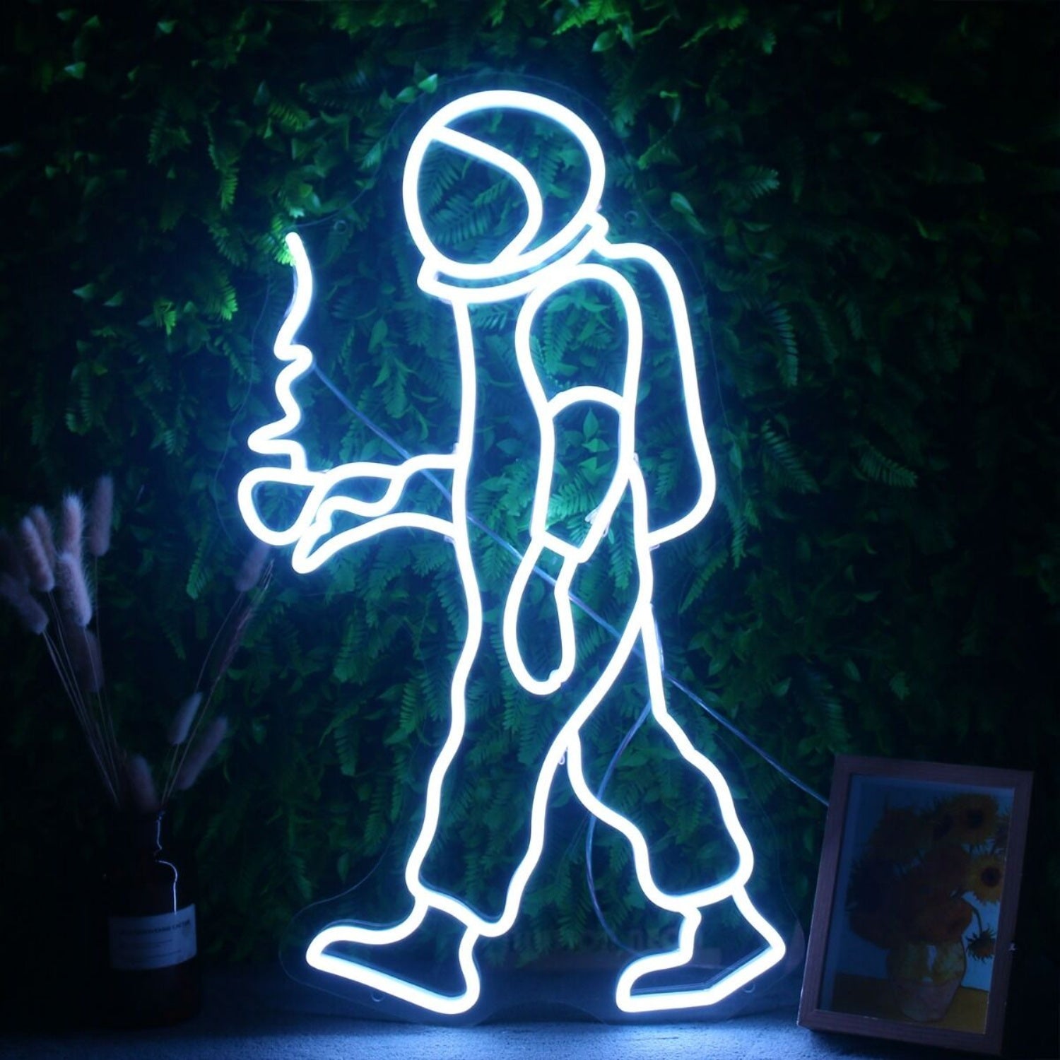 Astronaut Holding Coffee Led Neon Sign | Shineneon