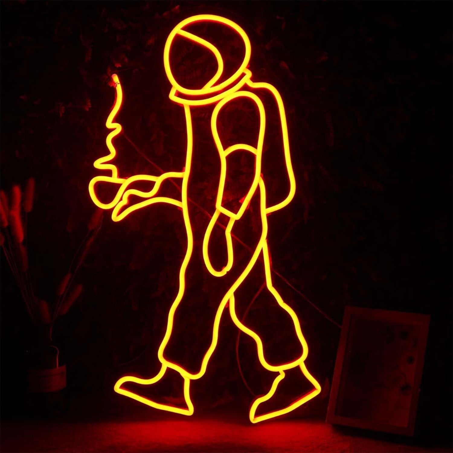 Astronaut Holding Coffee Led Neon Sign | Shineneon