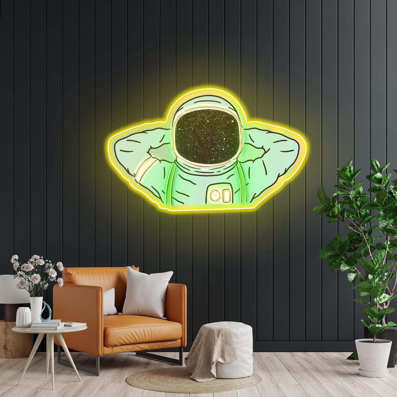 Astronaut Holographic Neon Signs For Neon Signs - Shineneon