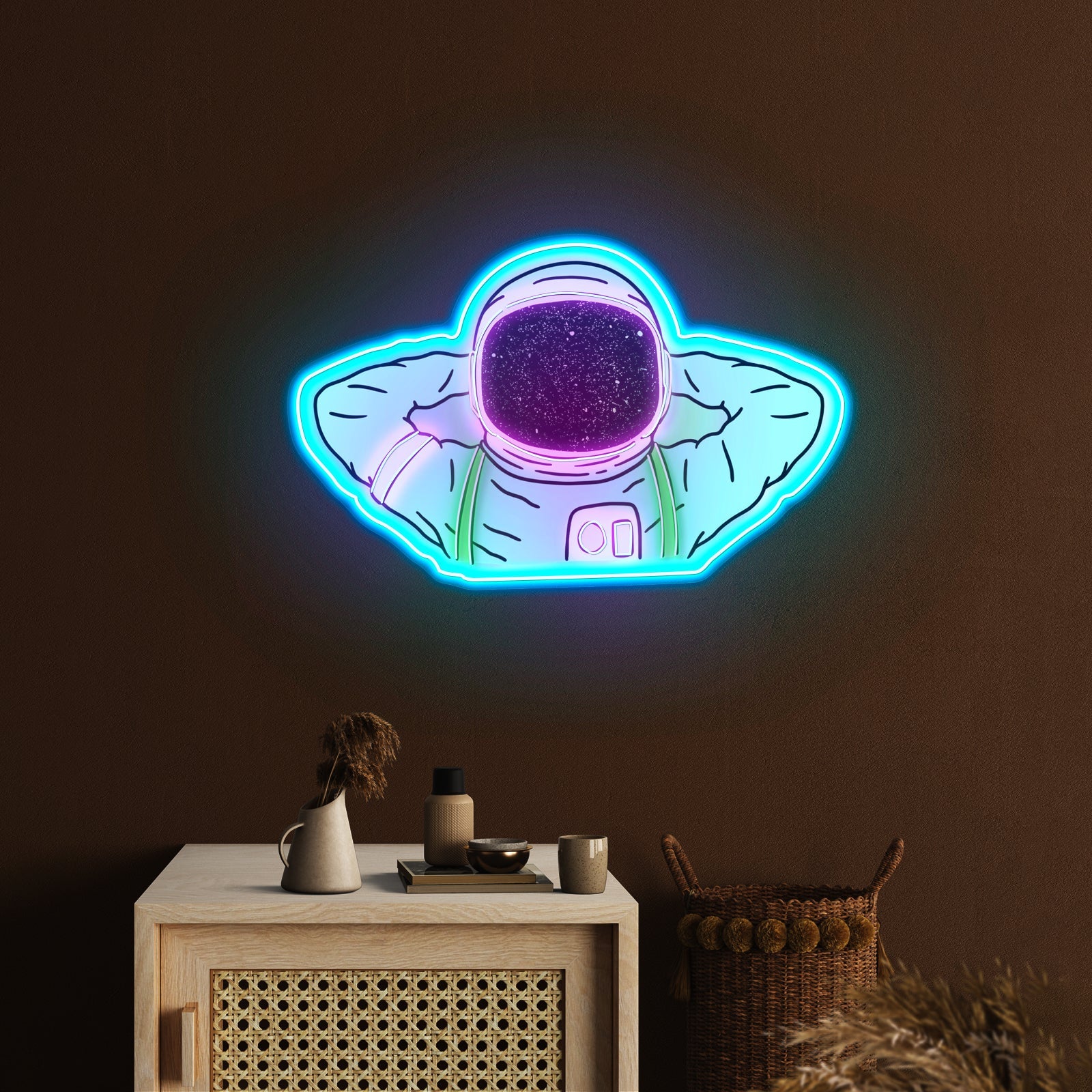 Astronaut Holographic Neon Signs For Neon Signs - Shineneon