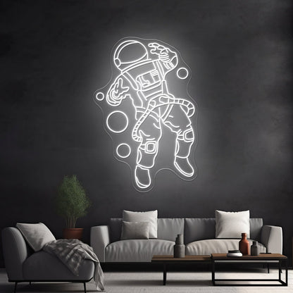 Astronaut In Space Large Neon Signs - Shineneon