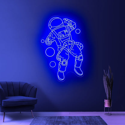 Astronaut In Space Large Neon Signs - Shineneon